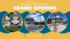 Riverfront Splash Pad Grand Opening