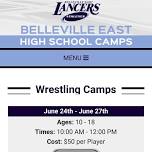 Belleville East wrestling camp