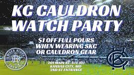 KC Cauldron Watch Party at River Bluff Brewing at River Market!!