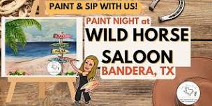 Bandera BEACH PAINT & SIP at Wild Horse