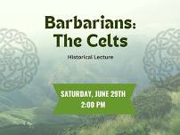 History of the Celts Talk at the Library