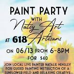 Natsy Art Canvas Paint Party