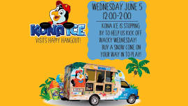 Kona Ice Visits Happy Hangout!