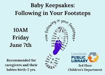 Baby Keepsakes: Following In Your Footsteps