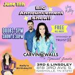 Carvin Walls BIG Announcement show!