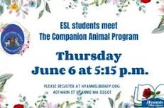 ESL Students Meet The Companion Animal Program