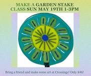 Fused Glass Garden Stake