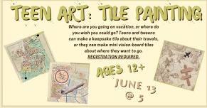 Teen Art: Tile Painting