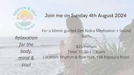 Guided Meditation + Sound Bath with Milinda