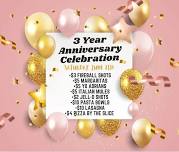 3 Year Anniversary Party