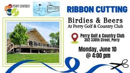 Ribbon Cutting for Birdies & Beers at Perry Golf and Country Club