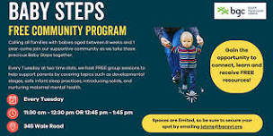 Baby Steps - Free Community Event