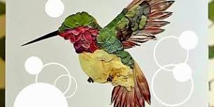 Botanical Hummingbird: Pressed Flower Class