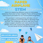 Paper Airplane Make & Fly STEM Competition