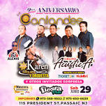 9no aniversario The Cantandes y Karen Riques orquesta en vivo