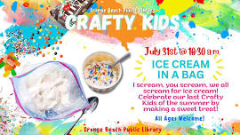 CRAFTY KIDS: Ice Cream in a Bag!