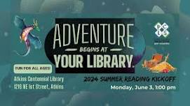 Summer Reading Kickoff--Atkins Centennial Library