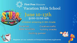 Vacation Bible School-SCUBA-diving into friendship with God