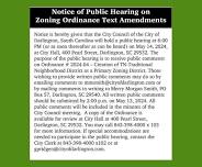 Public Hearing – Zoning Ordinance