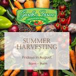 Summer Harvesting — Garden Farms