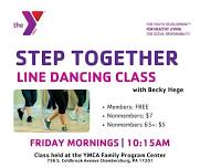 Chambersburg YMCA: Step Together Line Dancing Class