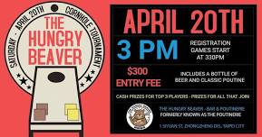 The Hungry Beaver's April Cornhole Tournament