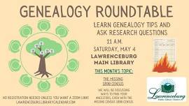 Genealogy Roundtable: The Missing 1890 Census