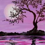 Paint Nite: Lavender Moonlit Silhouette