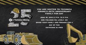 Technica Mining's 25th Anniversary Family Fun Day