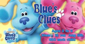 Blues Clues Summer camp for ages 3 to 6