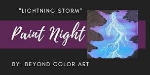 "Lightning Storm" Paint Night