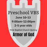 Preschool VBS- Armor of God