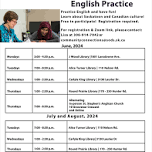 Conversation Circles: English Practice - Carlyle King Library (3130 Laurier Dr.)