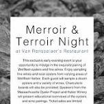 Merroir & Terroir Night at Van Rensselaer's — Wellfleet Cultural District and Events