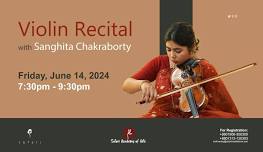 Violin Recital with Sanghita Chakraborty