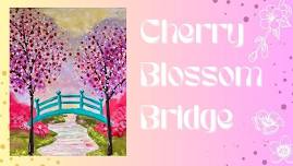 Cherry Blossom Bridge (16x20 acrylics)