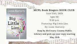 MCPL Books Bingers Book Club-June 2024