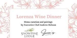 Lorenza Wine Dinner at Swen's