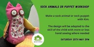 Sock Animal or Sock Puppet Workshop