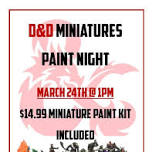 D&D Paint Night