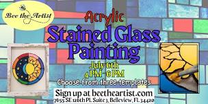 Acrylic Stained Glass Painting