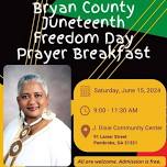 Juneteenth Freedom Day Prayer Breakfast