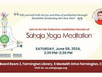 Sahaj Yoga Meditation @ Connecticut