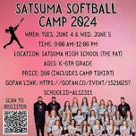 Satsuma Softball Camp 2024