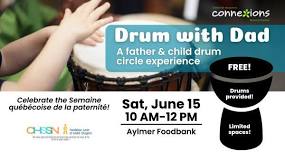 Drum with Dad: a father & child drum circle experience | Children & Families | Aylmer