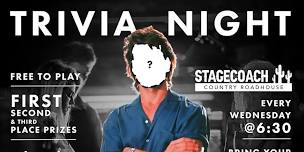 Free Trivia! Wednesdays at Stagecoach Roadhouse