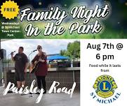 Family Night in the Park - Paisley Road