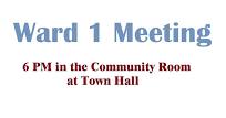 Ward 1 Meeting