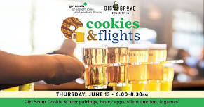 Girl Scout Cookies & Beer Pairing Fundraiser at Big Grove Brewery & Taproom • Iowa City