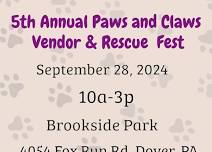 Heavenly Paws 5th Annual Paws and Claws Vendor & Rescue Fest